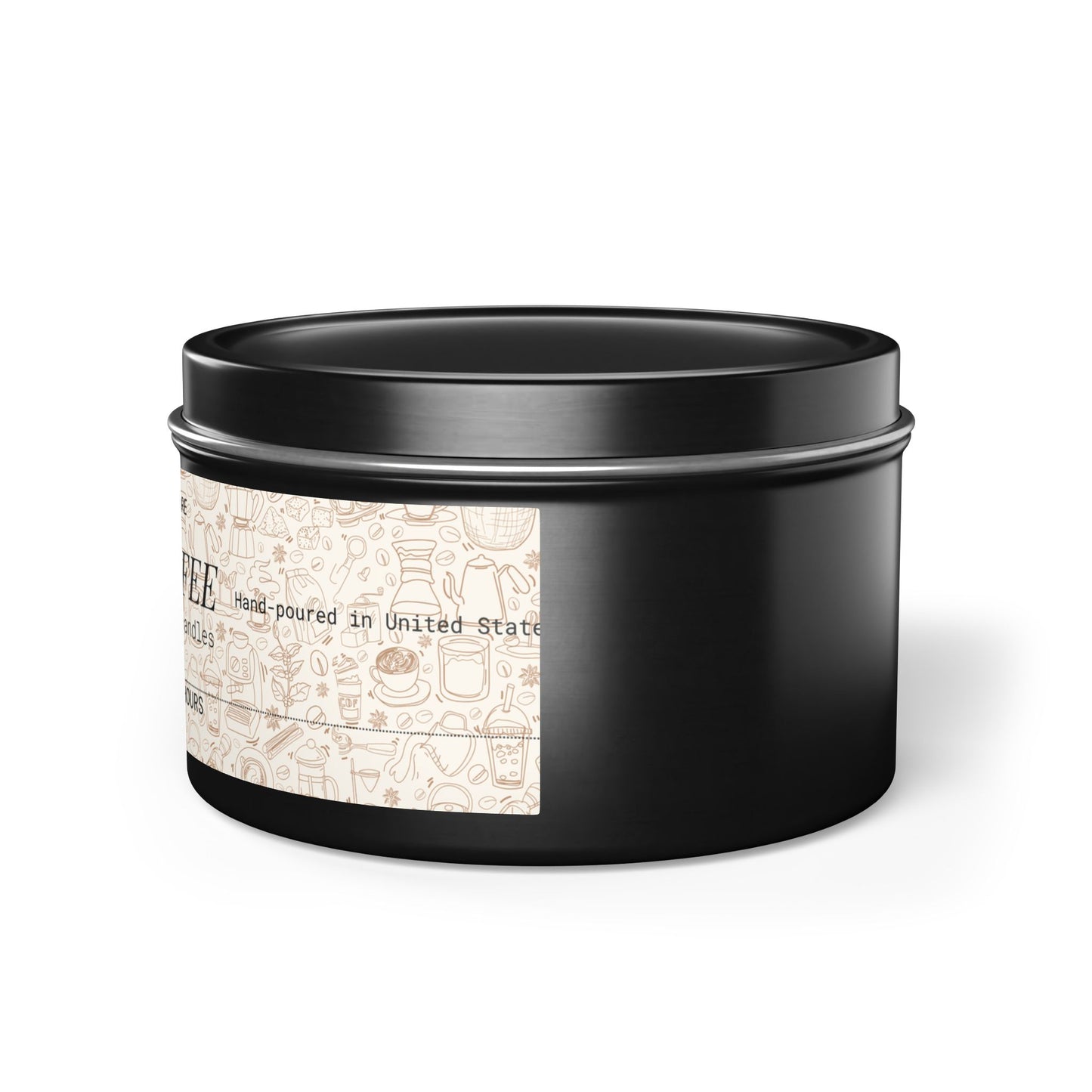 Fresh Coffee Tin Candle