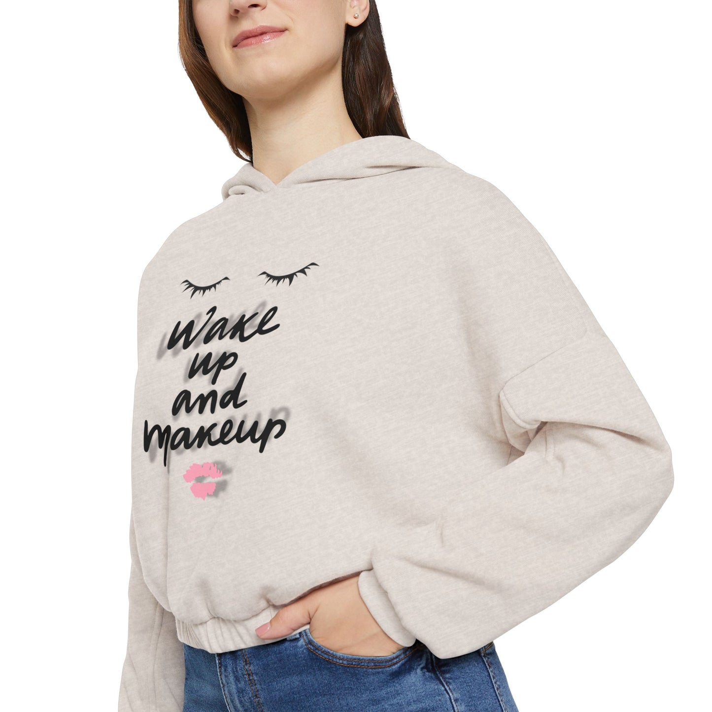 Bella+Canvas Custom Women's Cinched Bottom Hoodie