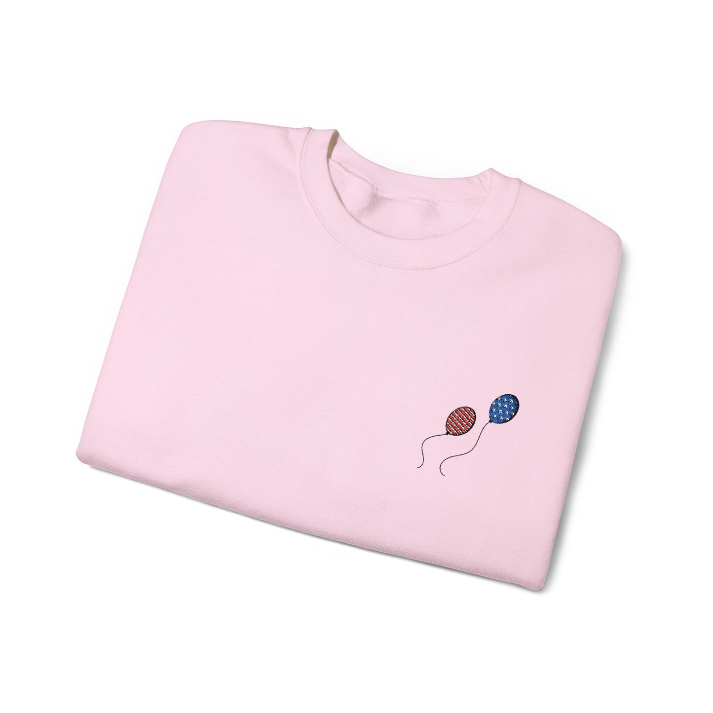 Celebration Emroidered Balloon Unisex Crewneck Sweatshirt