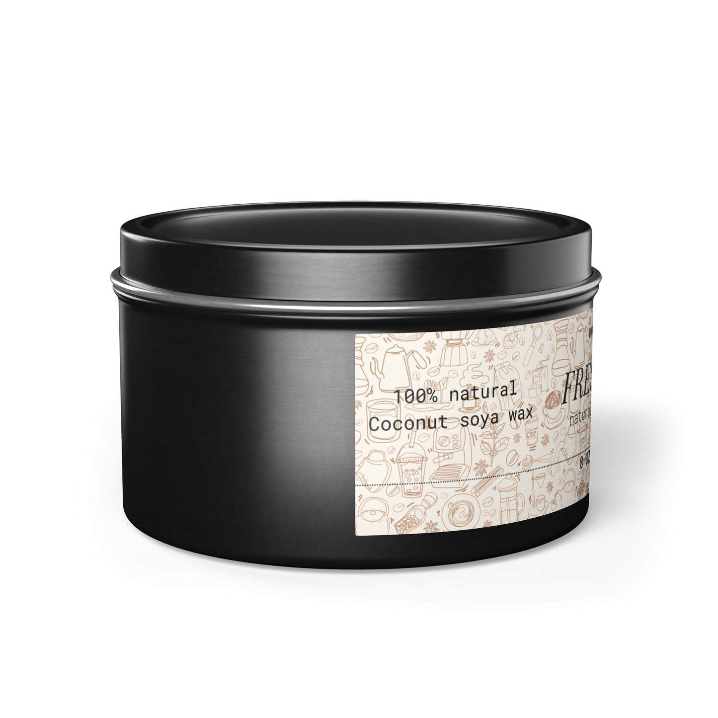 Fresh Coffee Tin Candle