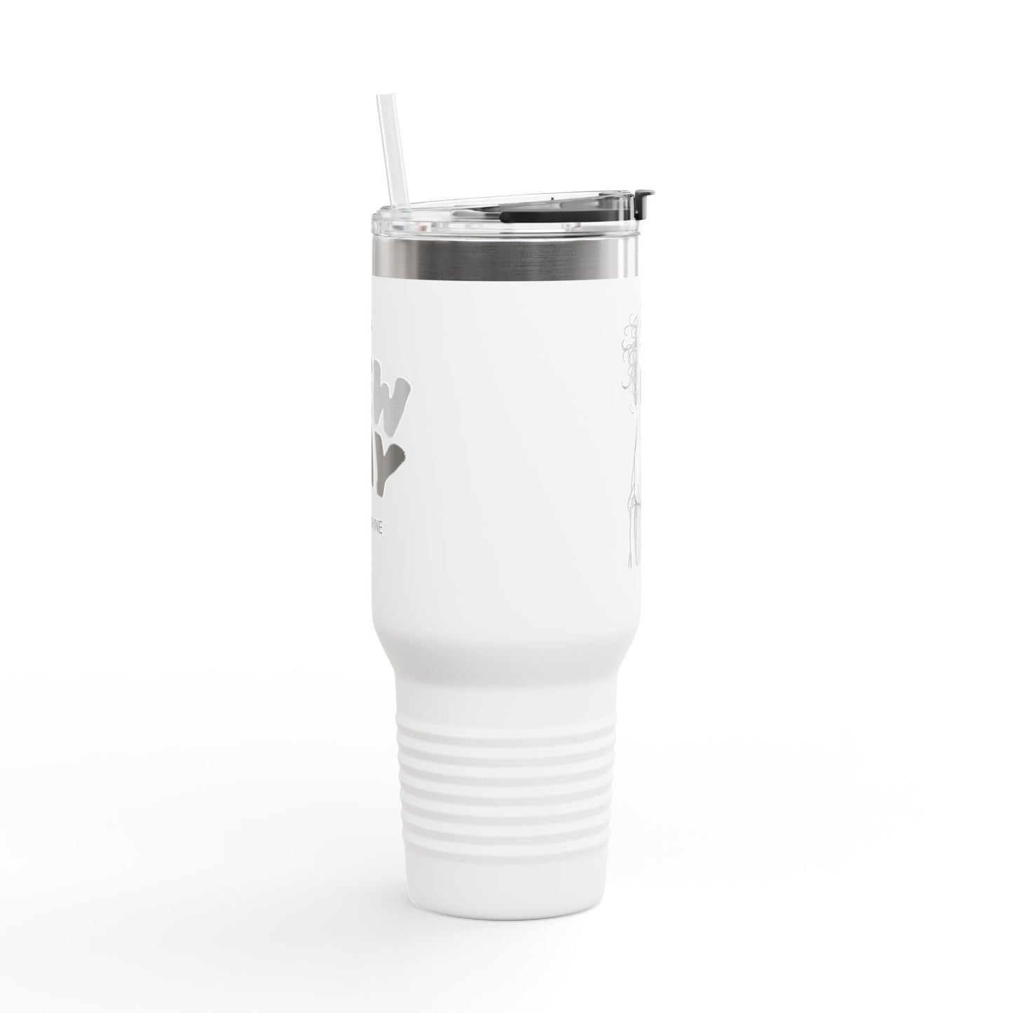 Insulated Travel Mug with Stylish Design 40oz, Eco-Friendly Drinkware