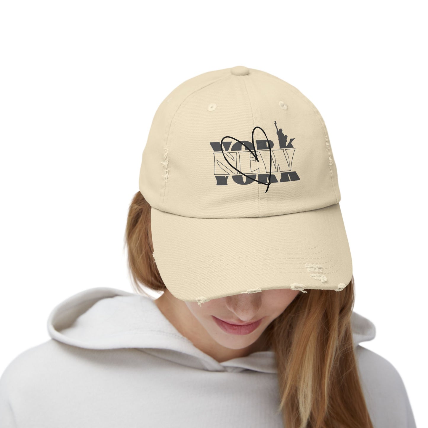 District Unisex Distressed Cap