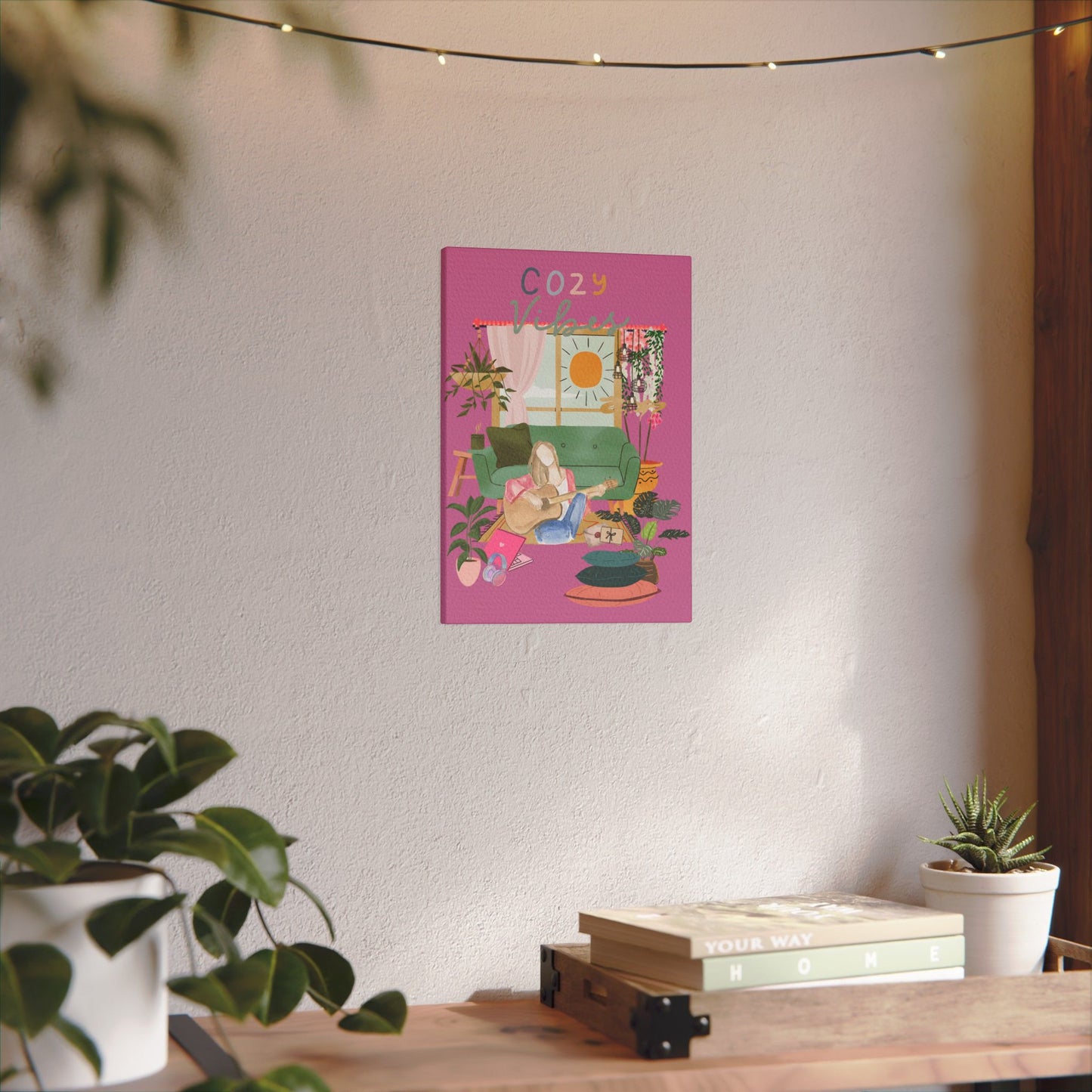 Cozy Vibes Giclée Print Canvas