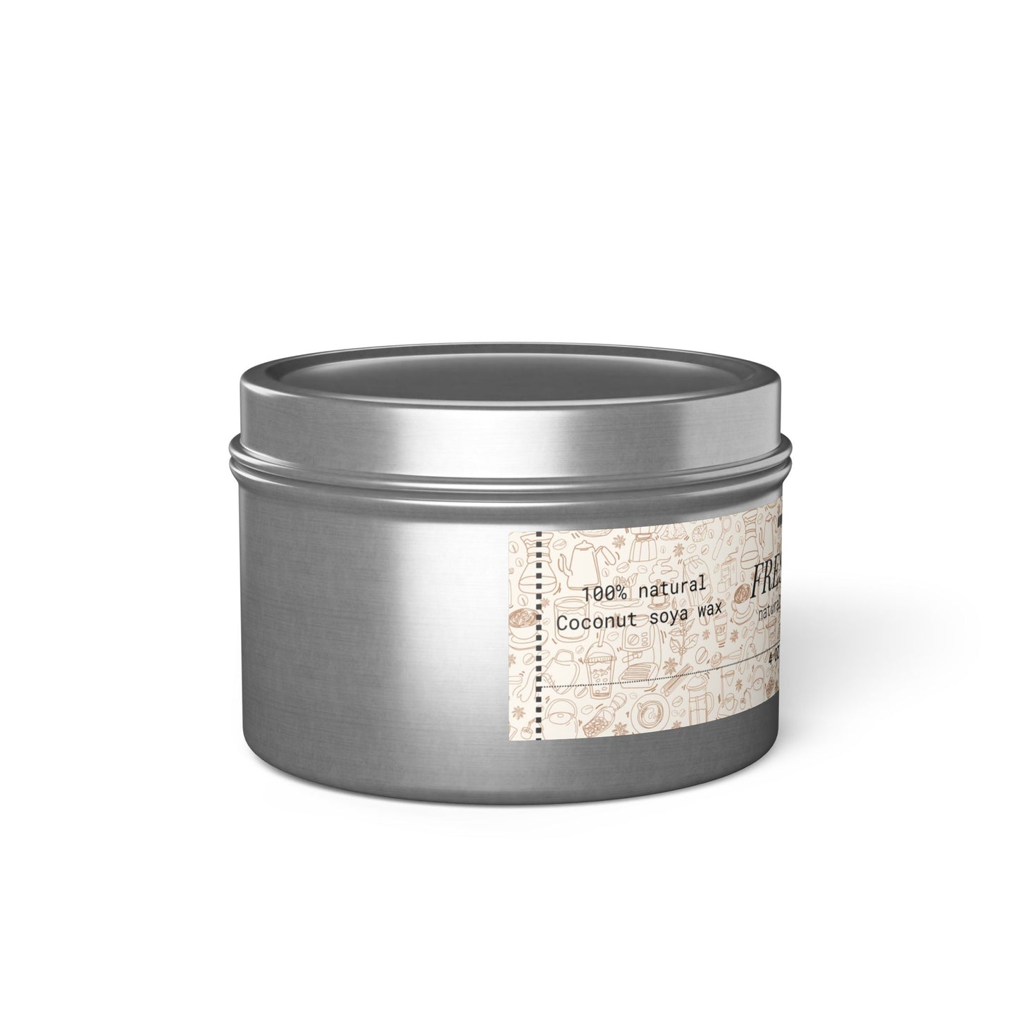 Fresh Coffee Tin Candle