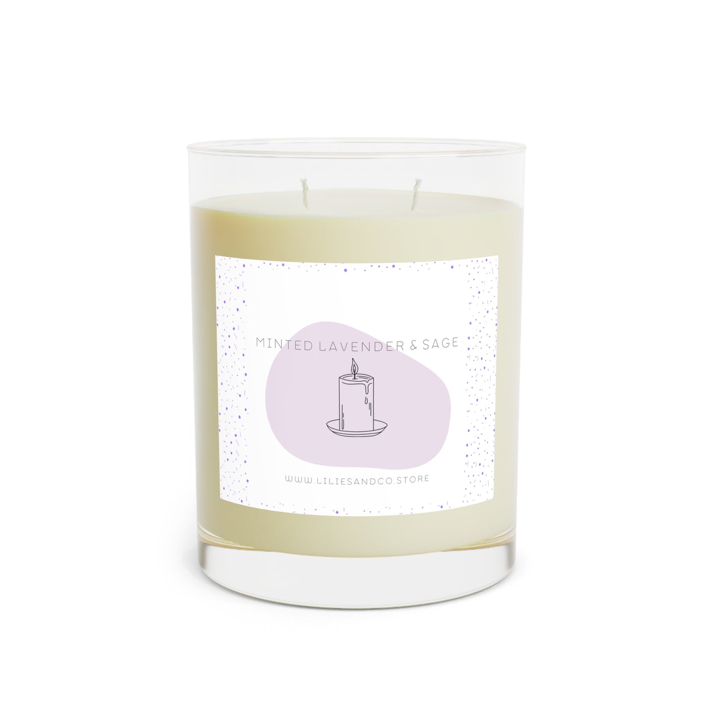 Minted Lavender & Sage Scented Candle