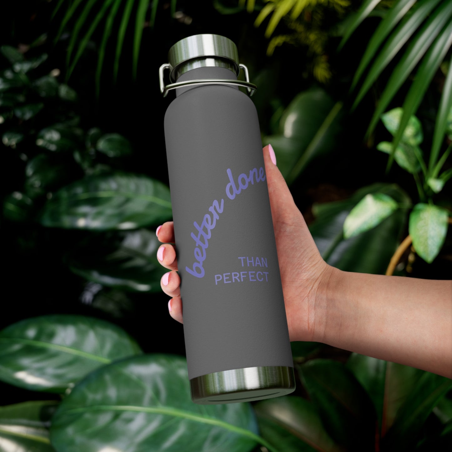 Stylish Insulated Water Bottle 22oz | Better Done than Perfect