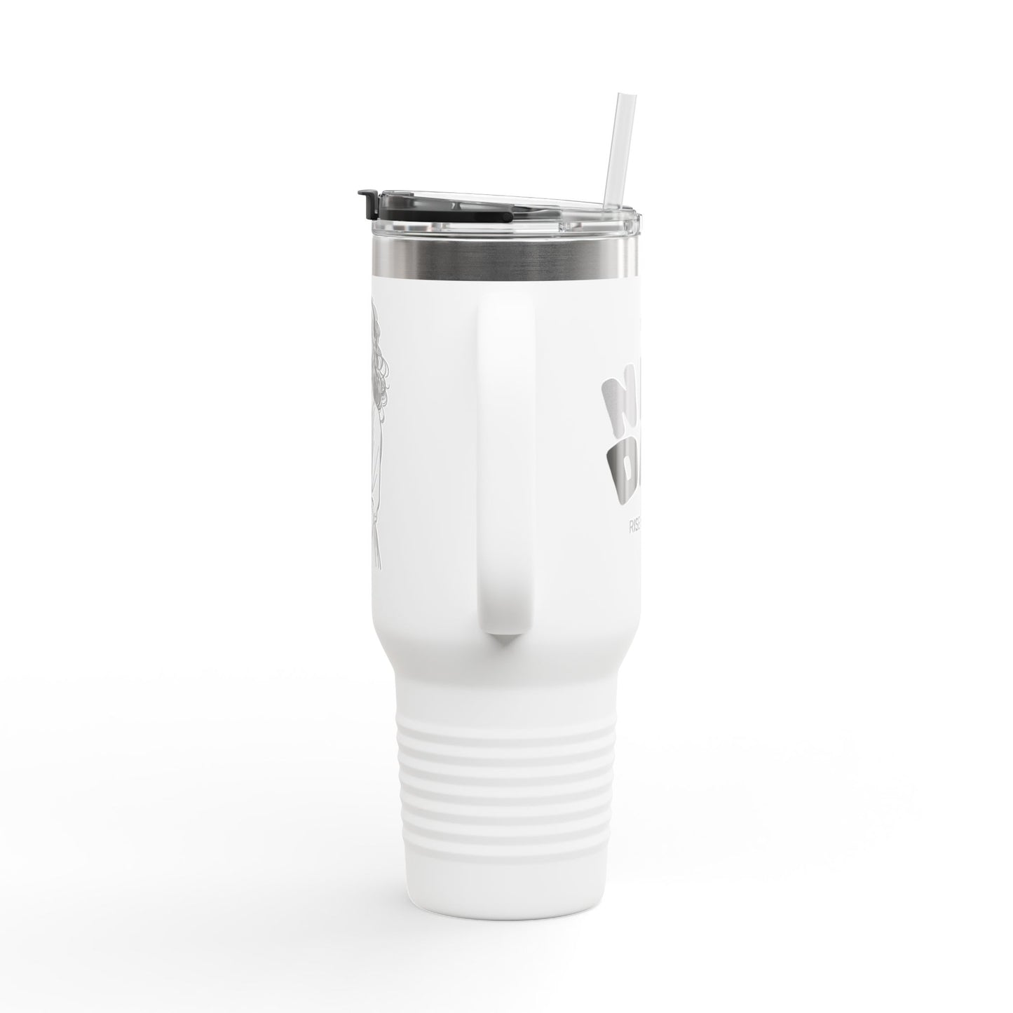 Insulated Travel Mug with Stylish Design 40oz, Eco-Friendly Drinkware
