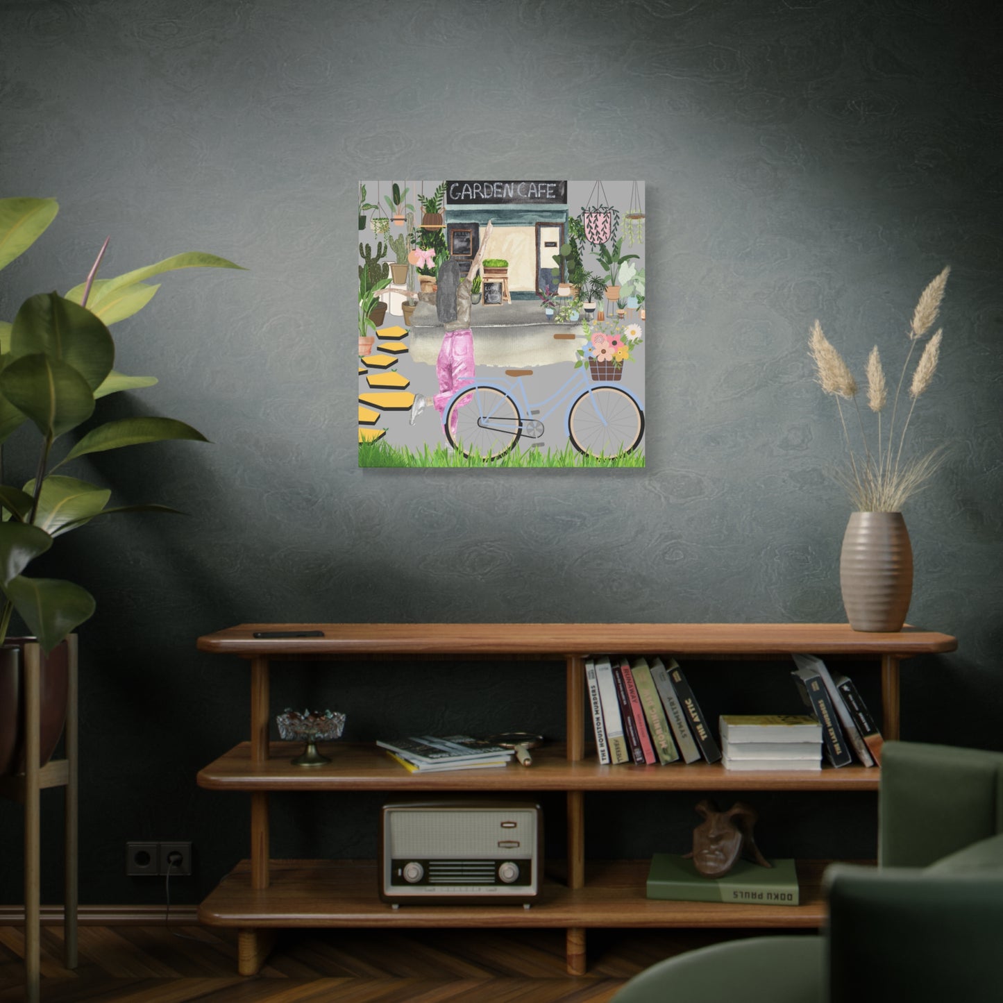 Charming Garden Cafe Wall Art