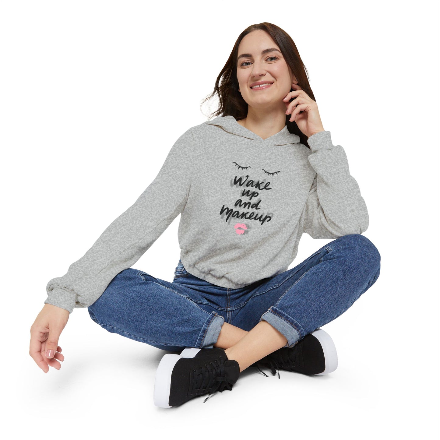 Bella+Canvas Custom Women's Cinched Bottom Hoodie