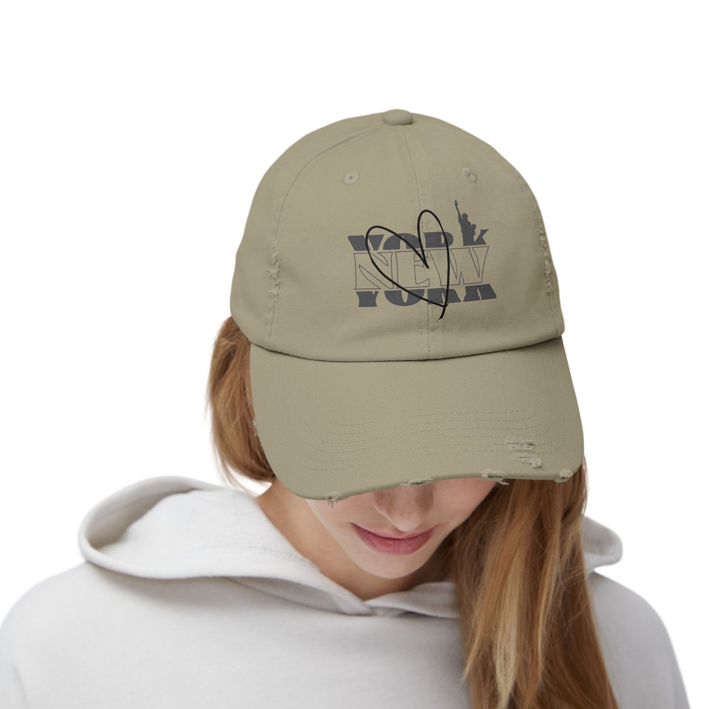 District Unisex Distressed Cap