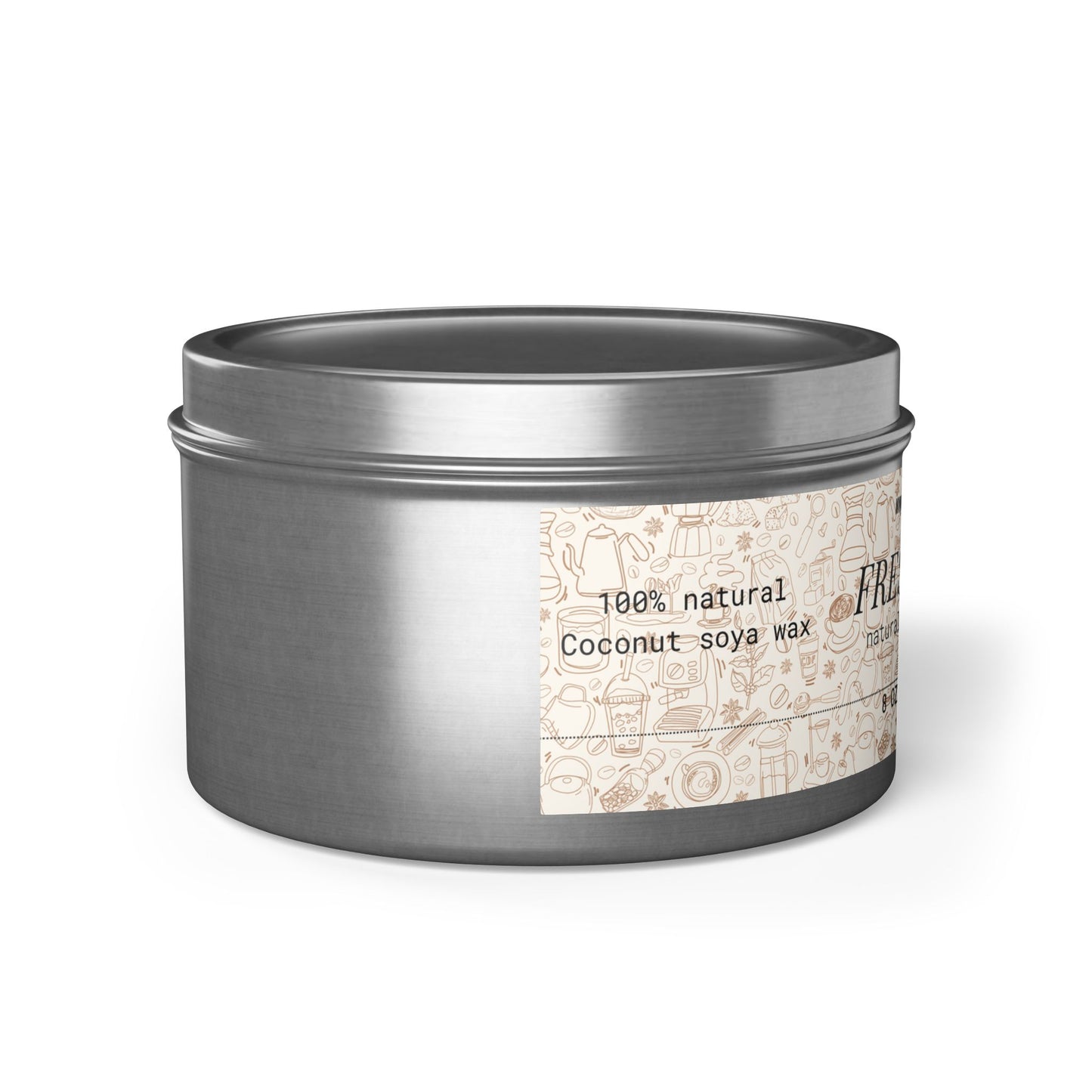 Fresh Coffee Tin Candle