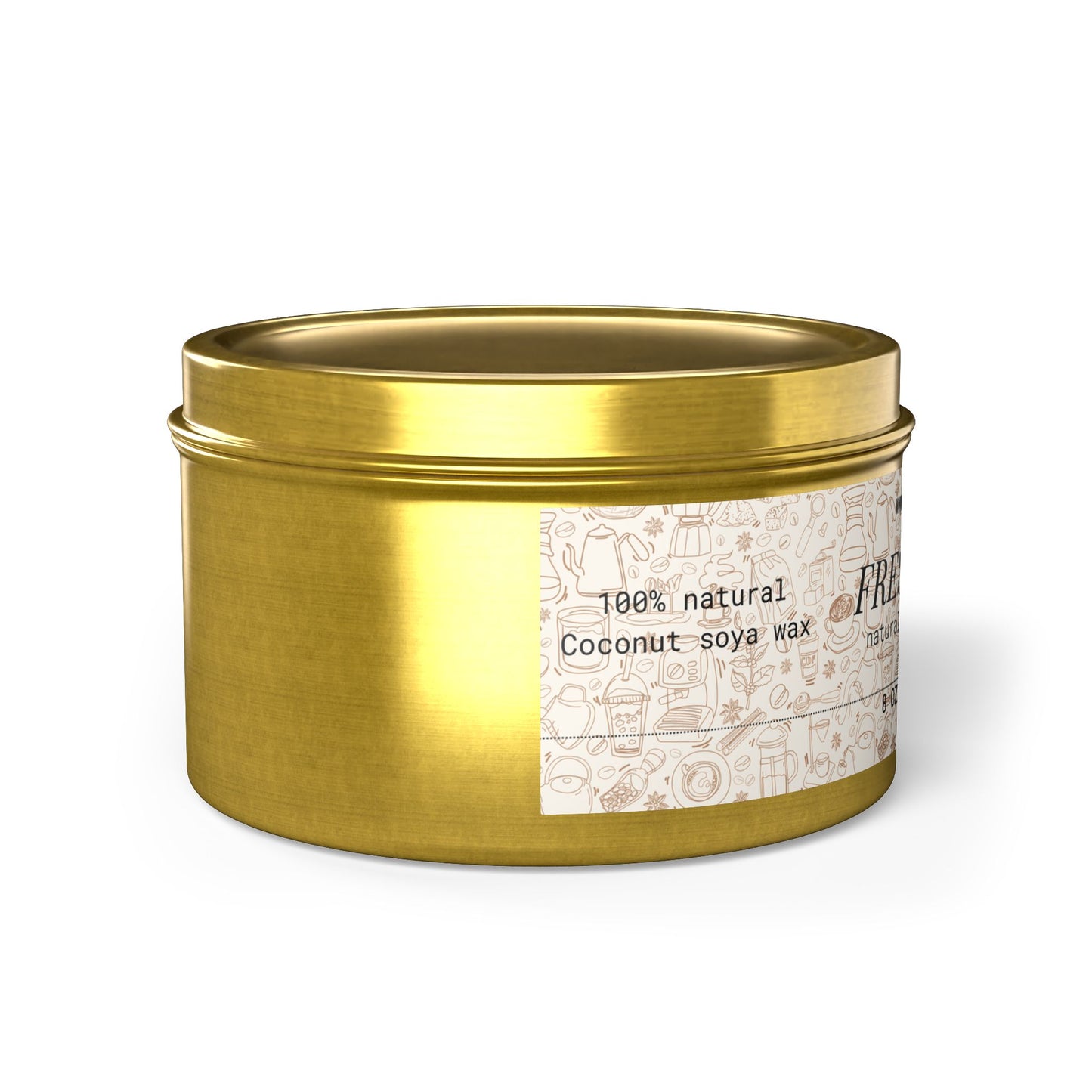 Fresh Coffee Tin Candle