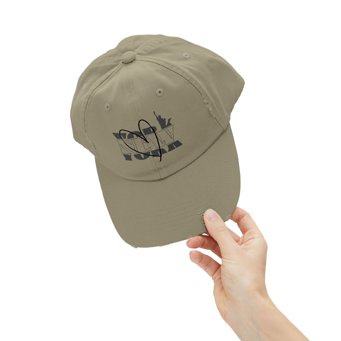 District Unisex Distressed Cap
