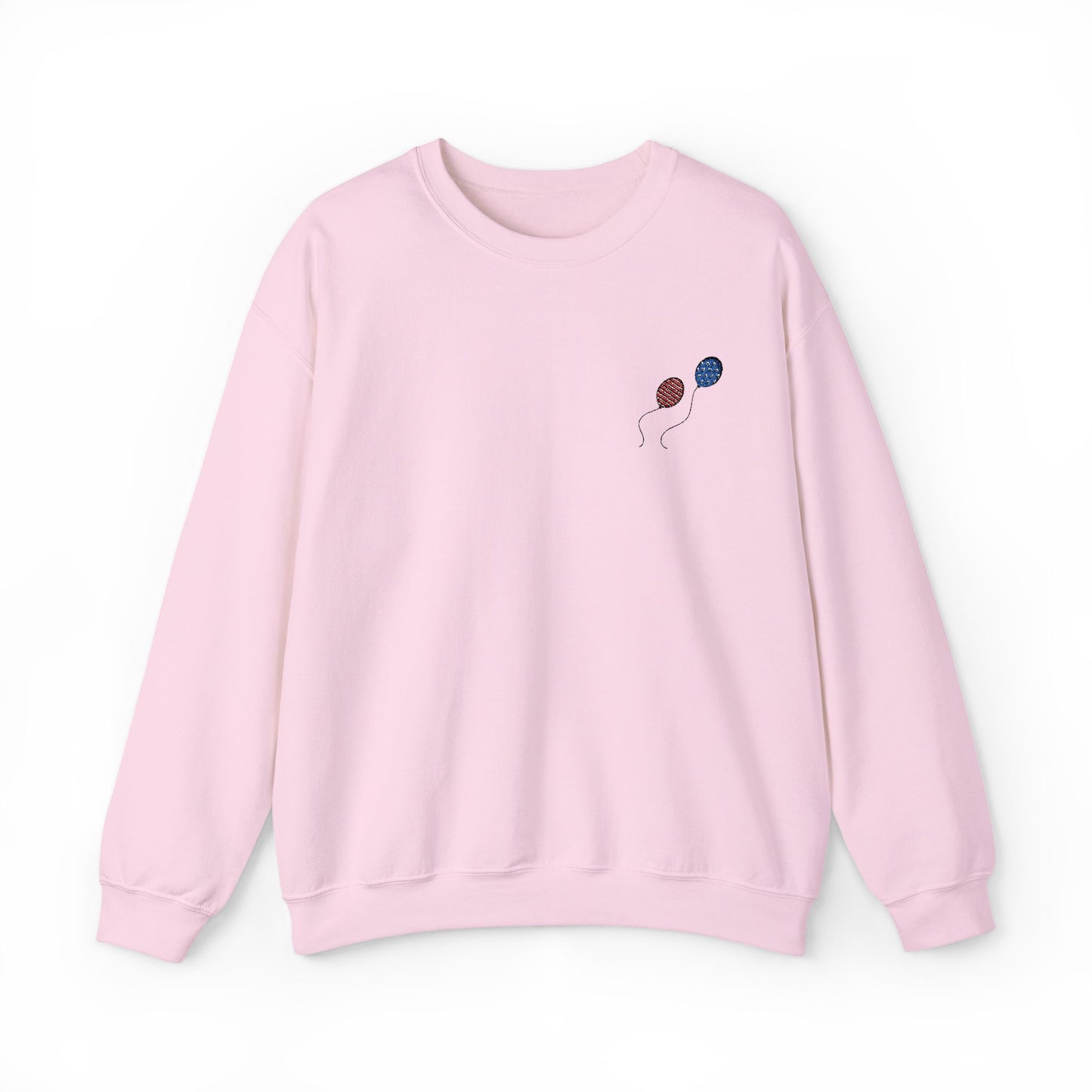 Celebration Emroidered Balloon Unisex Crewneck Sweatshirt
