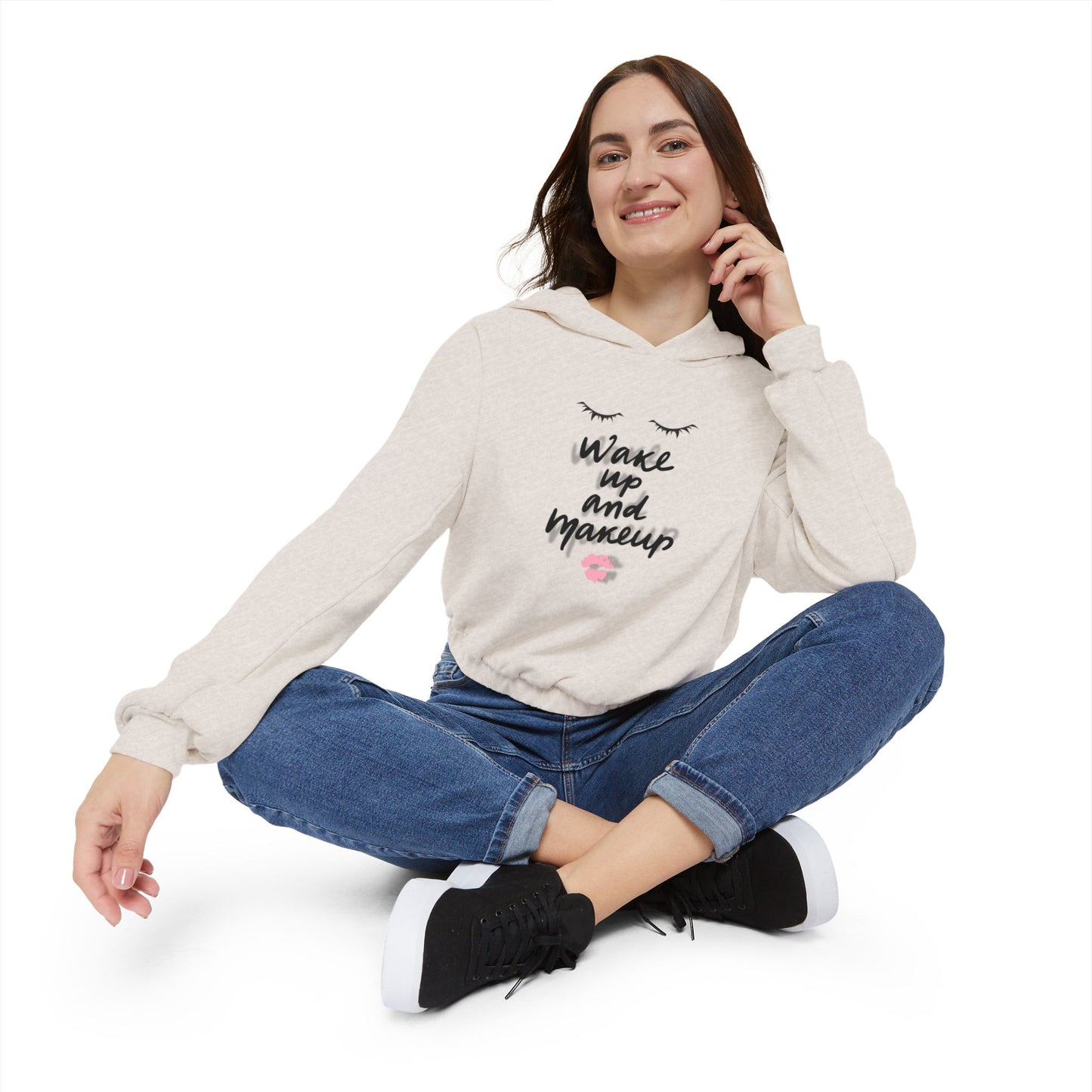Bella+Canvas Custom Women's Cinched Bottom Hoodie