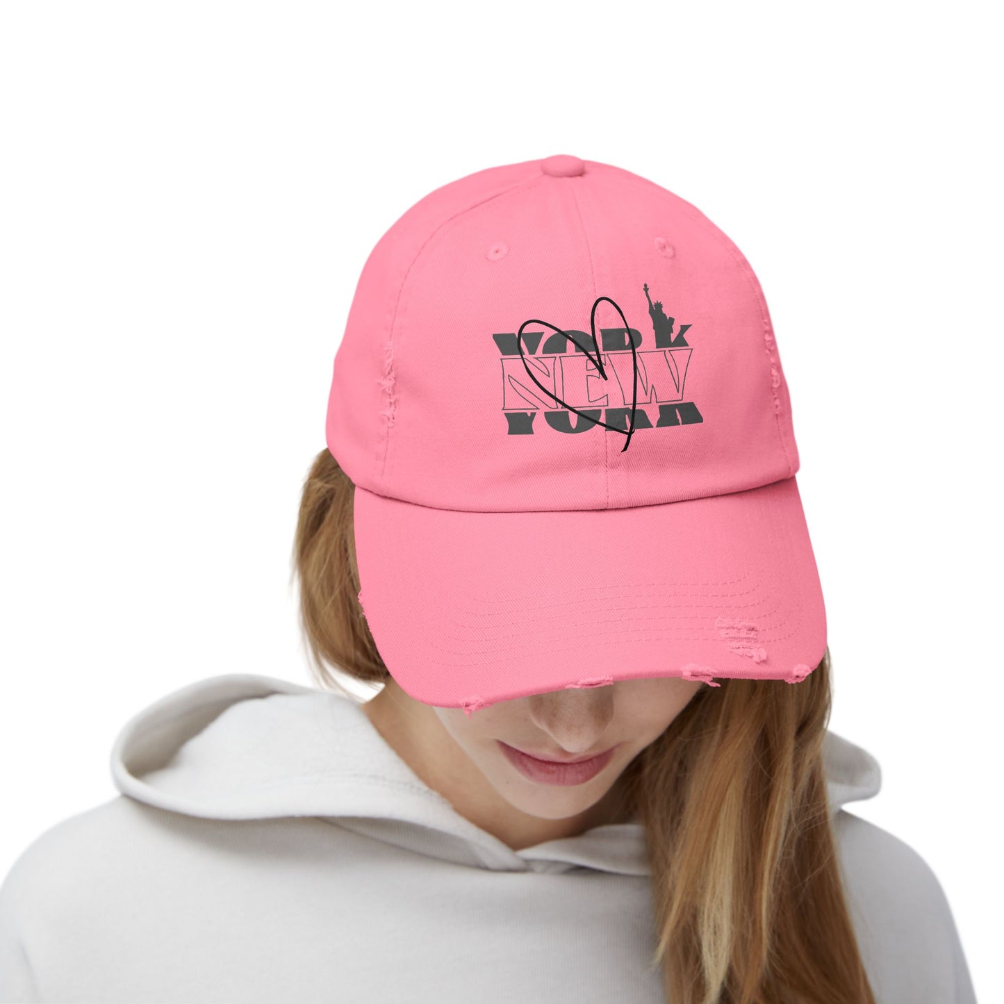 District Unisex Distressed Cap