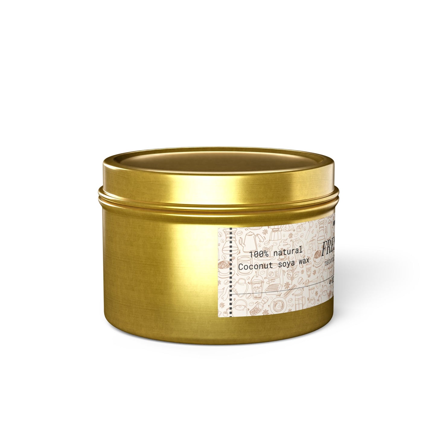 Fresh Coffee Tin Candle