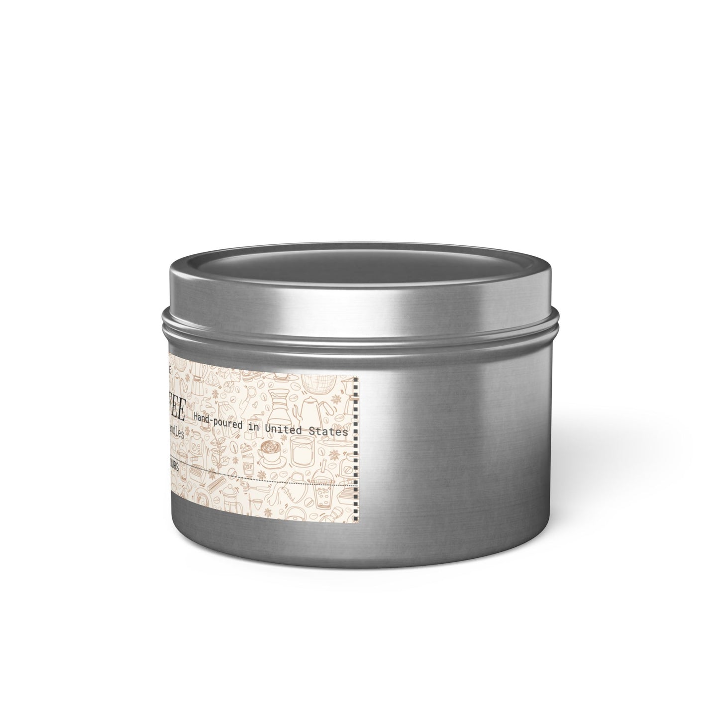 Fresh Coffee Tin Candle