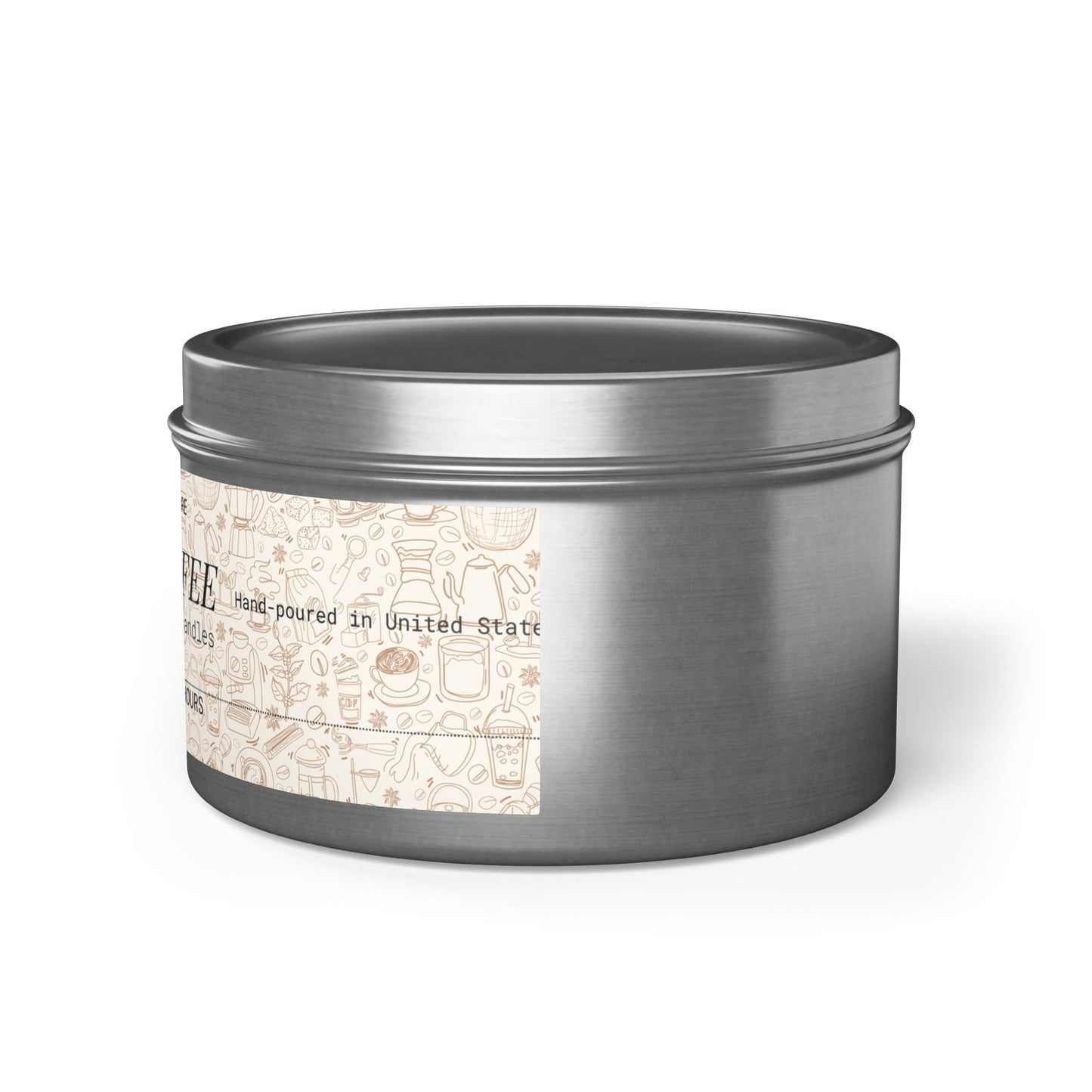 Fresh Coffee Tin Candle