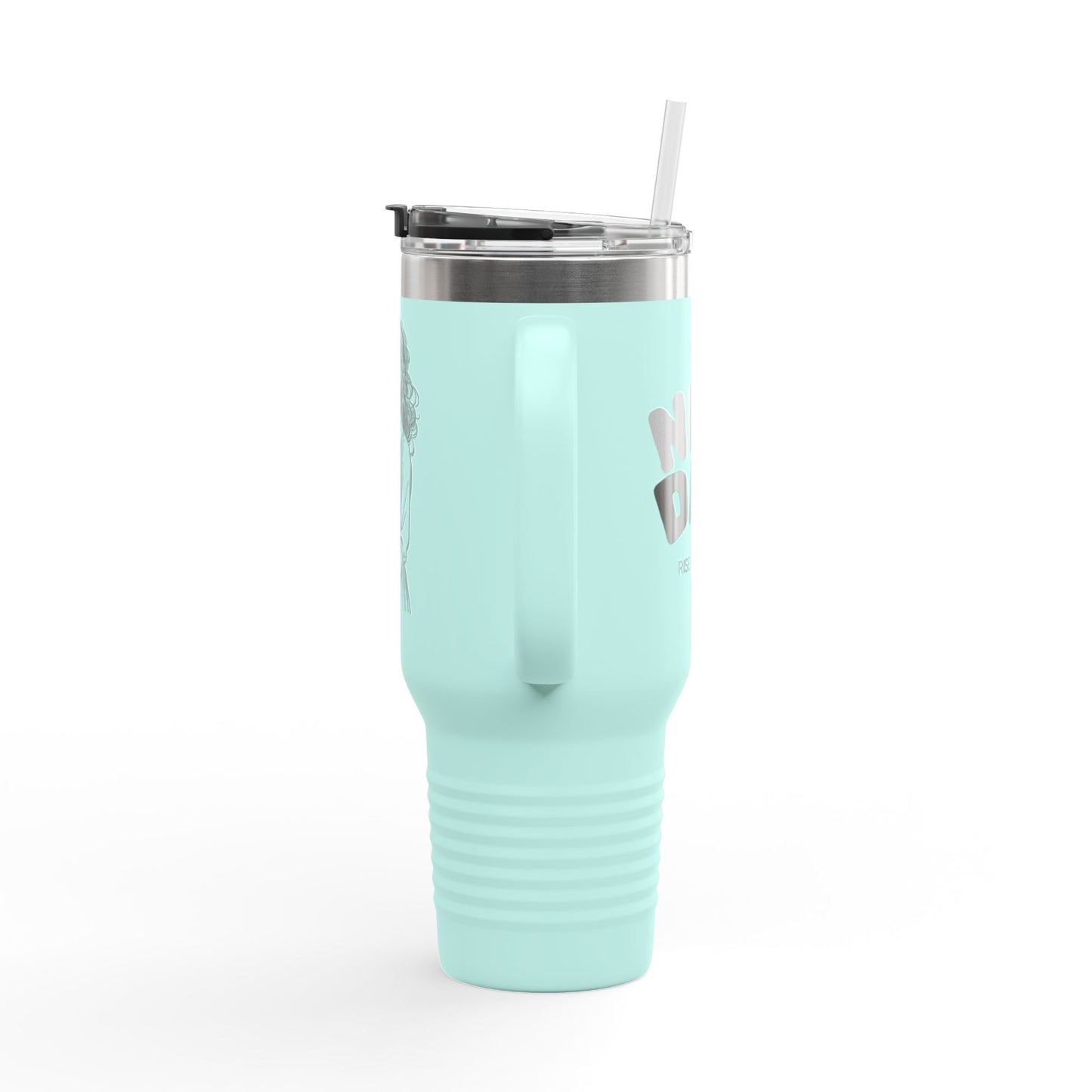 Insulated Travel Mug with Stylish Design 40oz, Eco-Friendly Drinkware