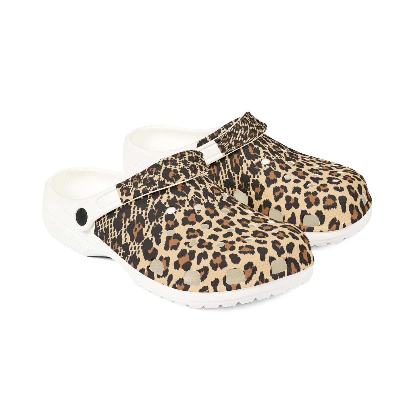 Leopard Print EVA Clogs - Comfortable and Stylish Footwear