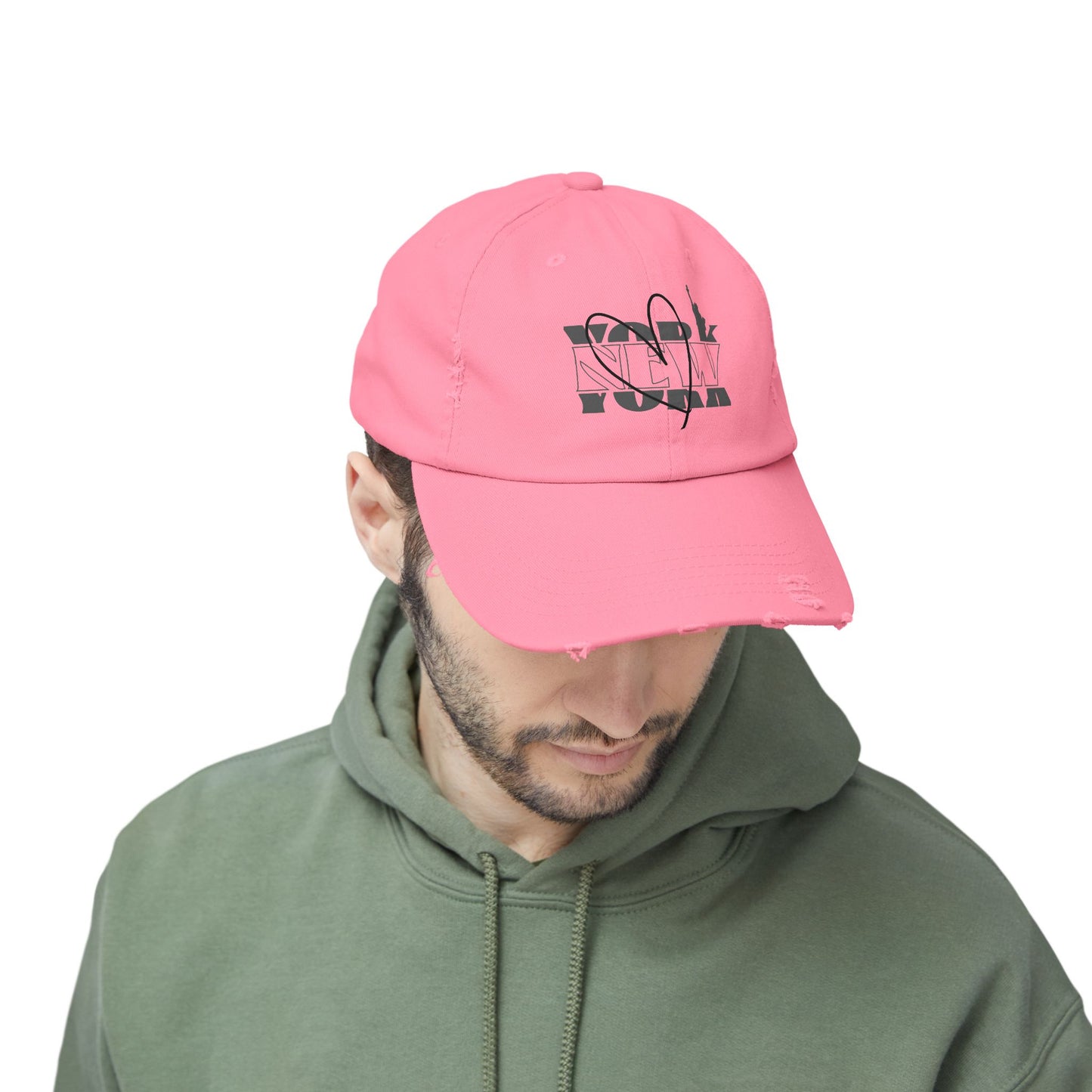 District Unisex Distressed Cap