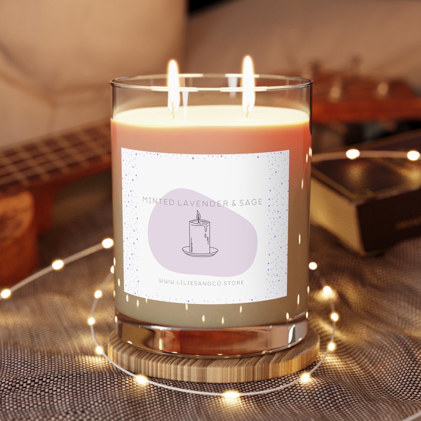 Minted Lavender & Sage Scented Candle