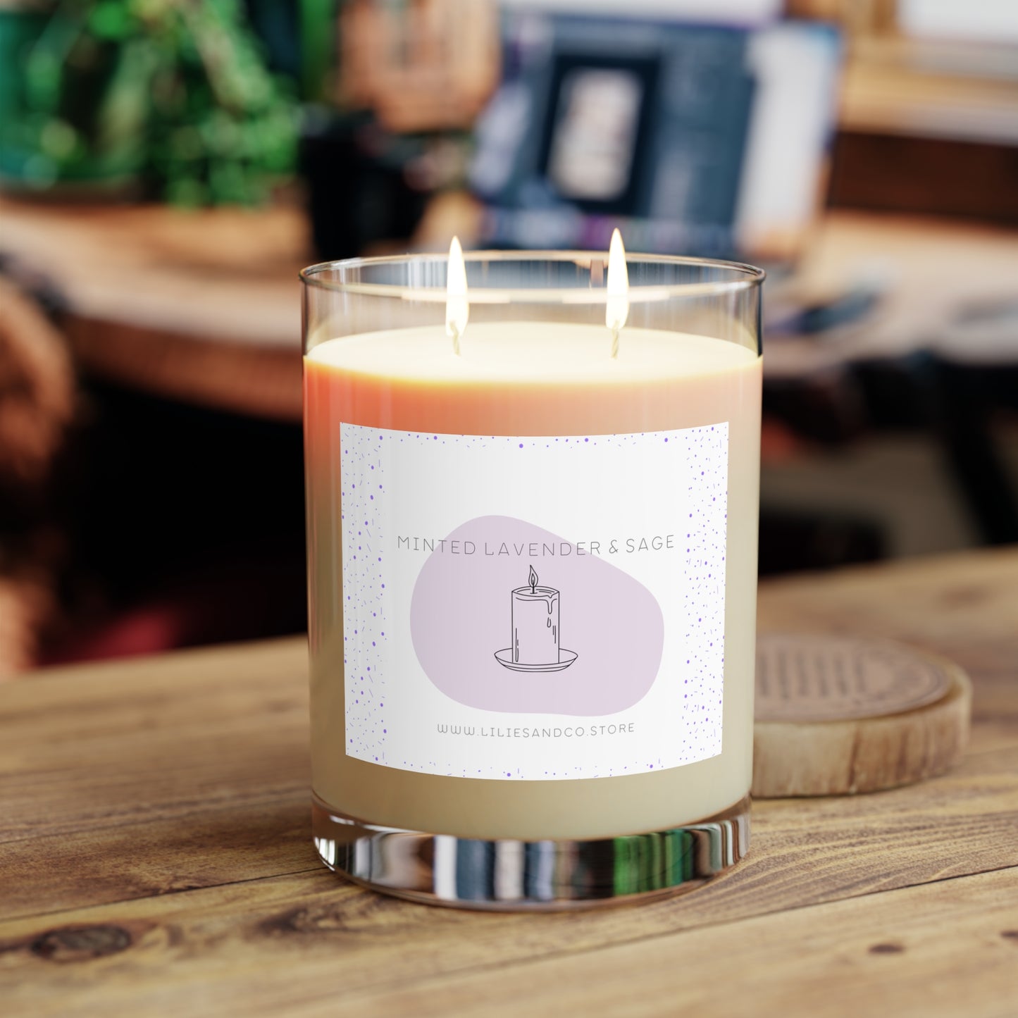 Minted Lavender & Sage Scented Candle