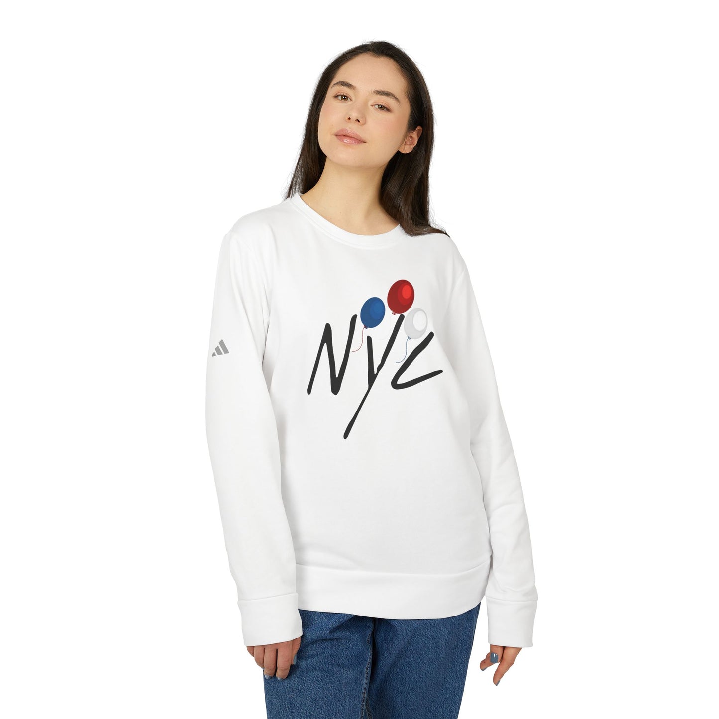 adidas Unisex Fleece Crewneck Sweatshirt