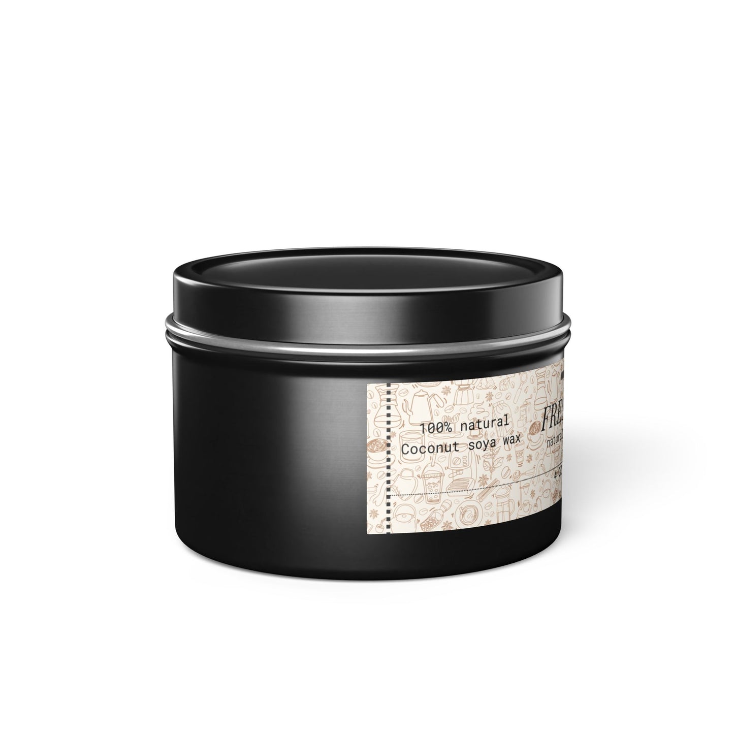 Fresh Coffee Tin Candle