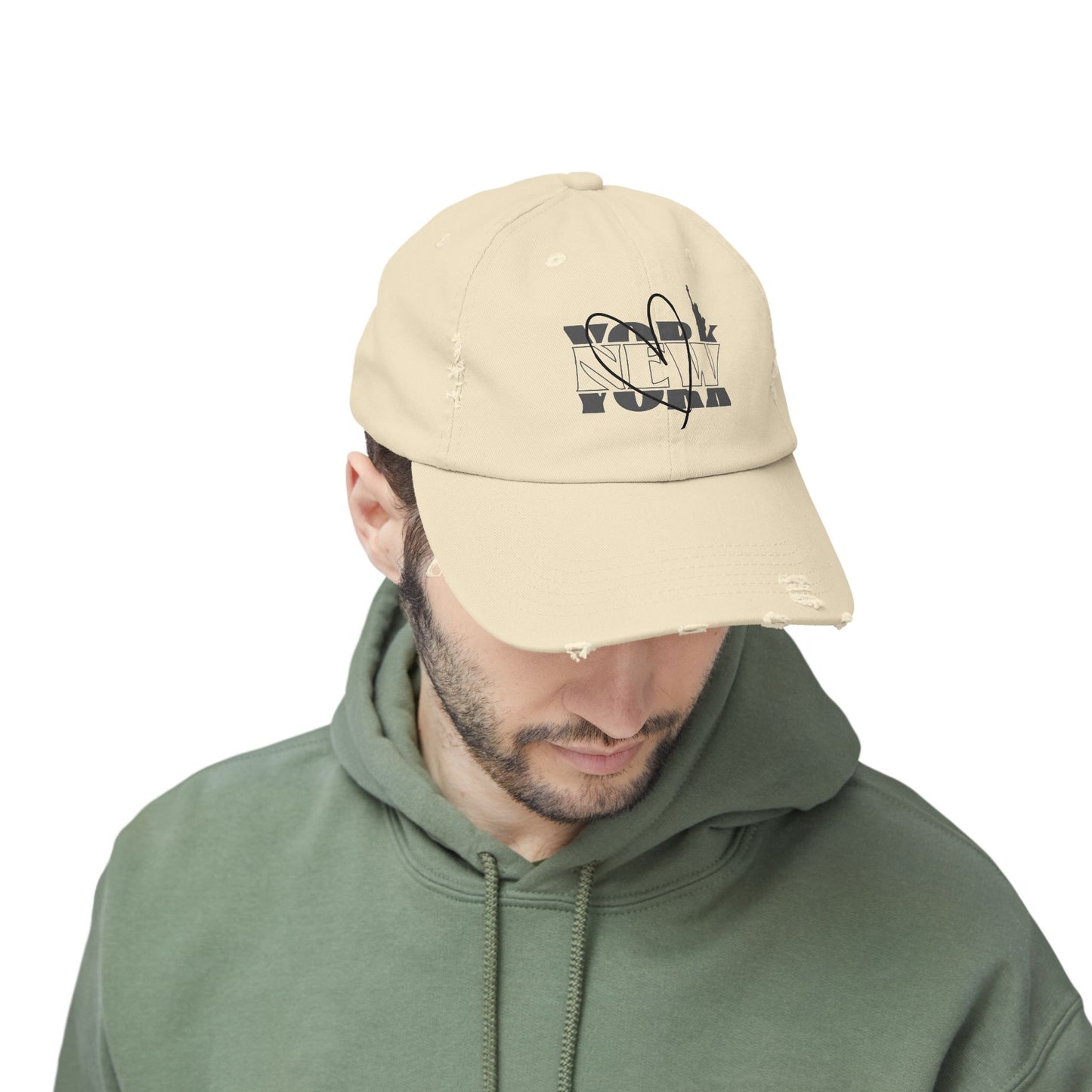 District Unisex Distressed Cap
