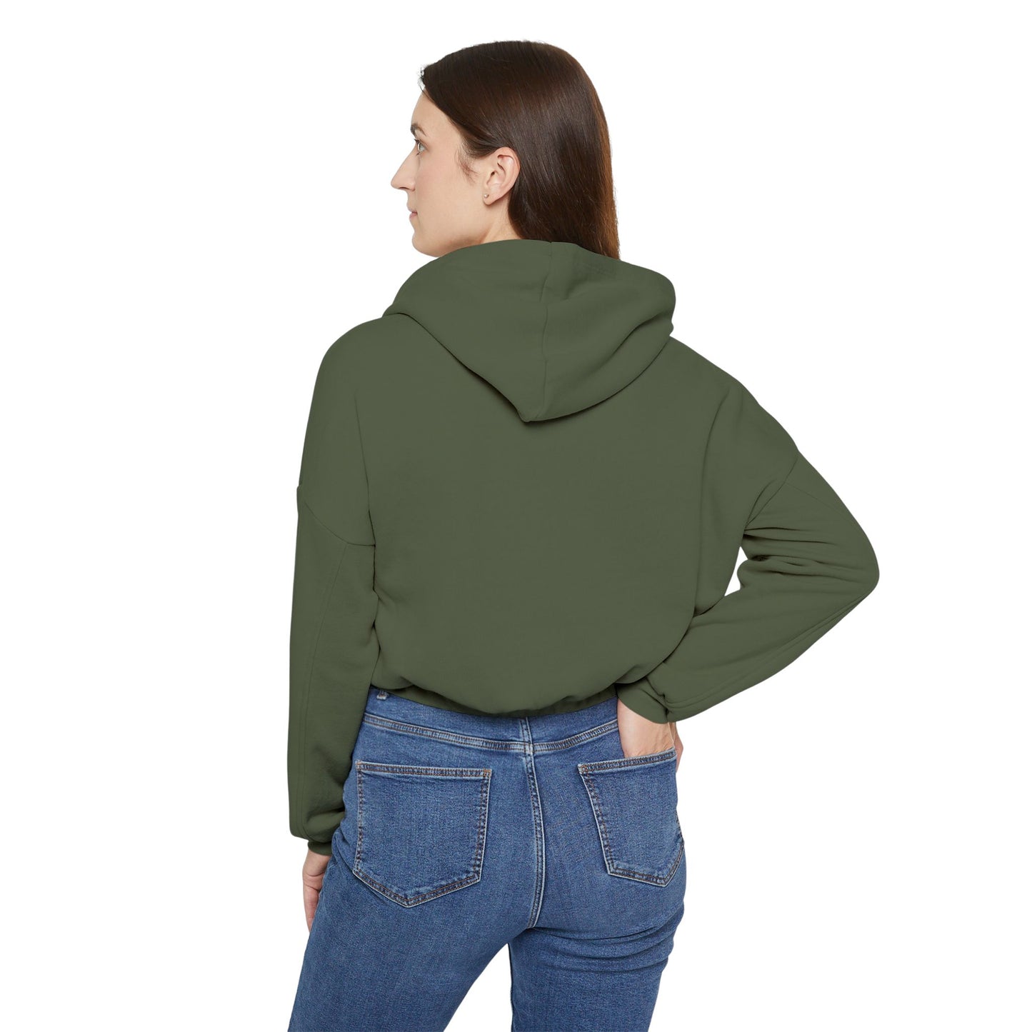 Bella + Canvas Custom Colorful Cinched Bottom Women's Hoodie