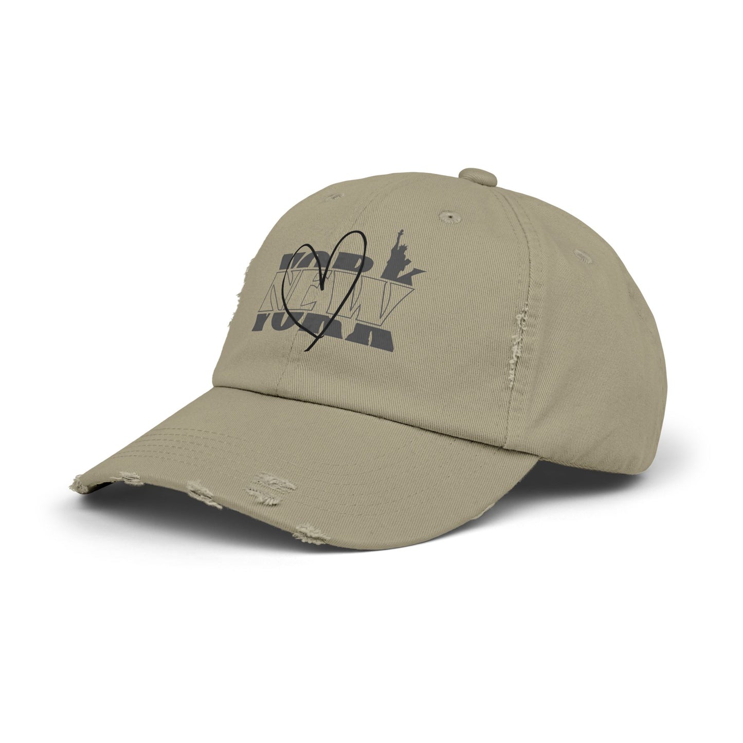 District Unisex Distressed Cap