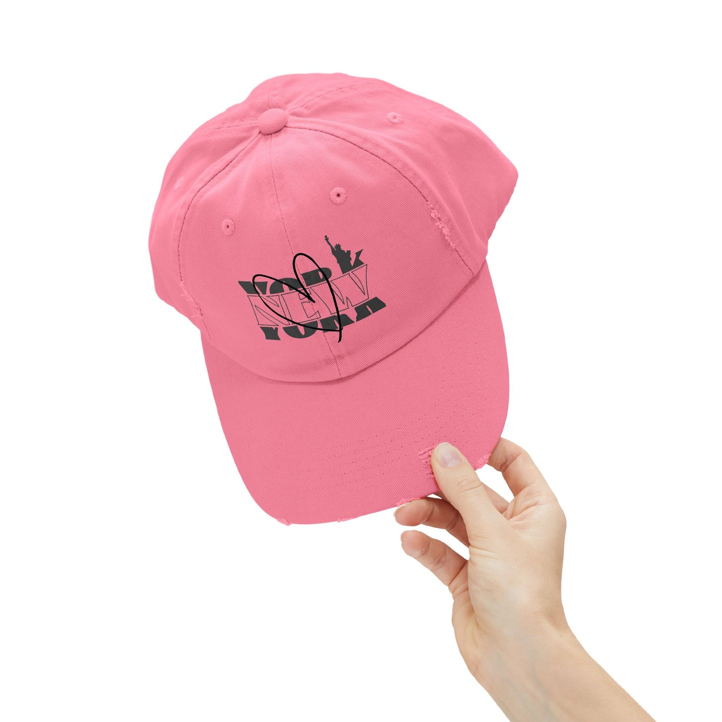 District Unisex Distressed Cap