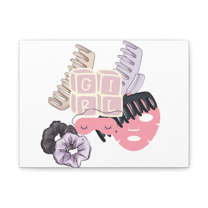 Girl Canvas Art Wall Decor