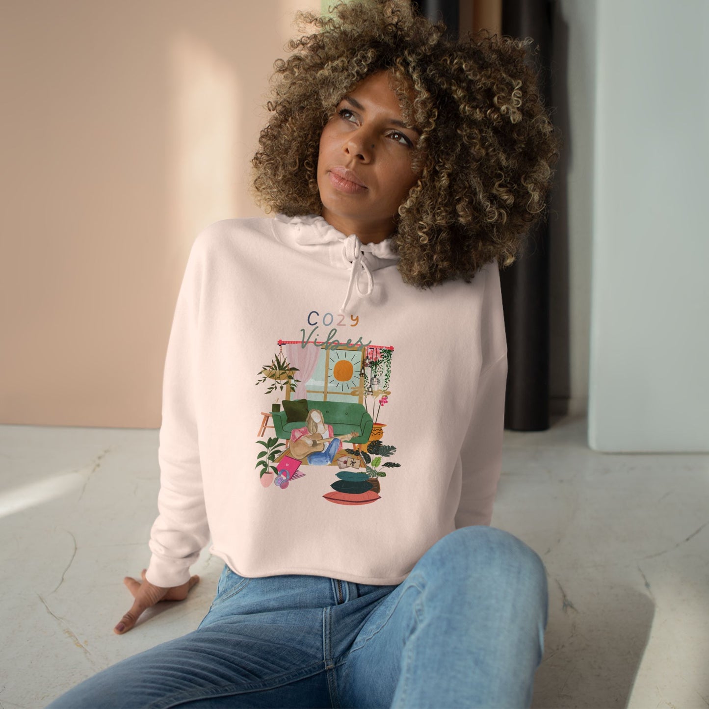 Cozy Vibe Cropped Hoodie