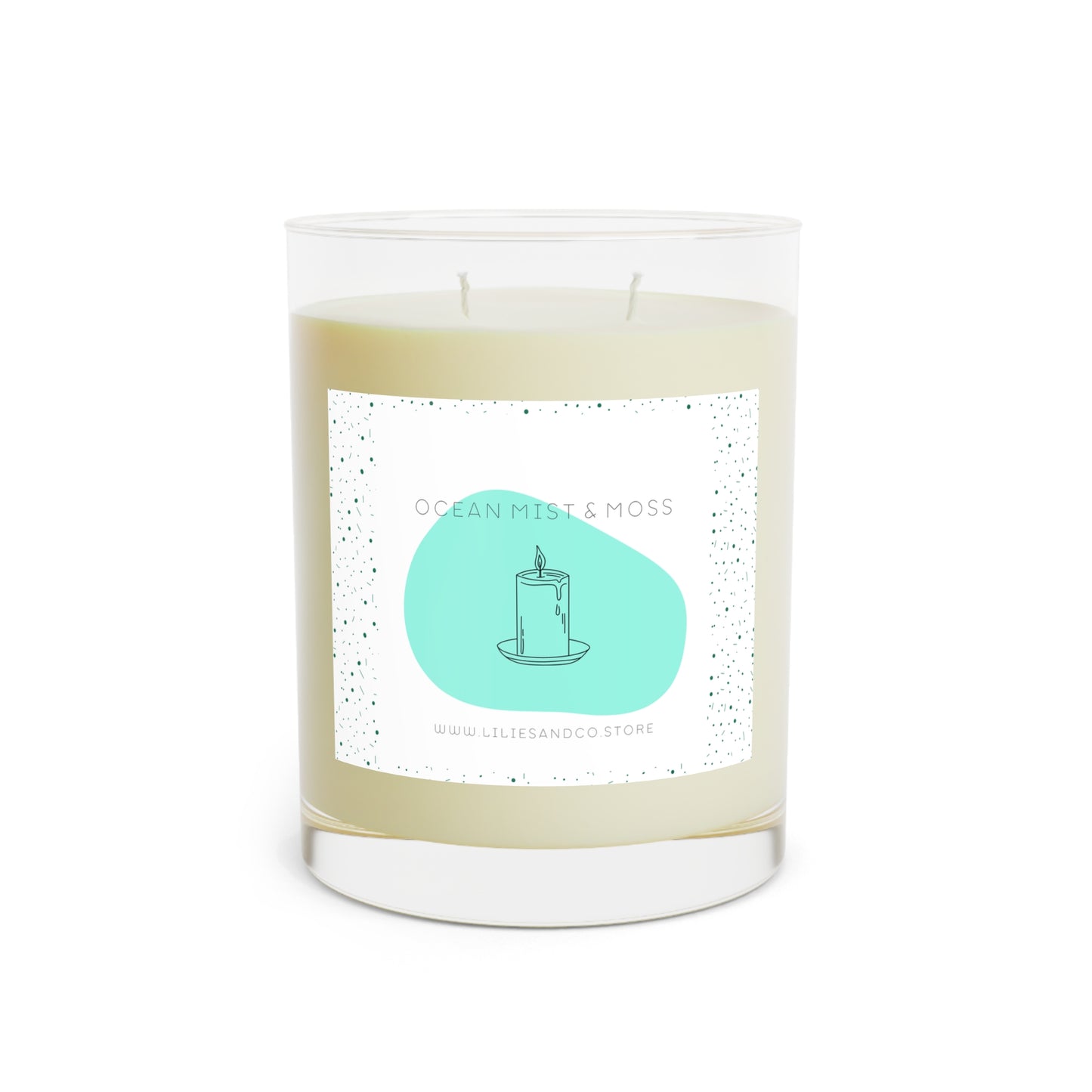 Refreshing Ocean Mist & Moss Scented Candle