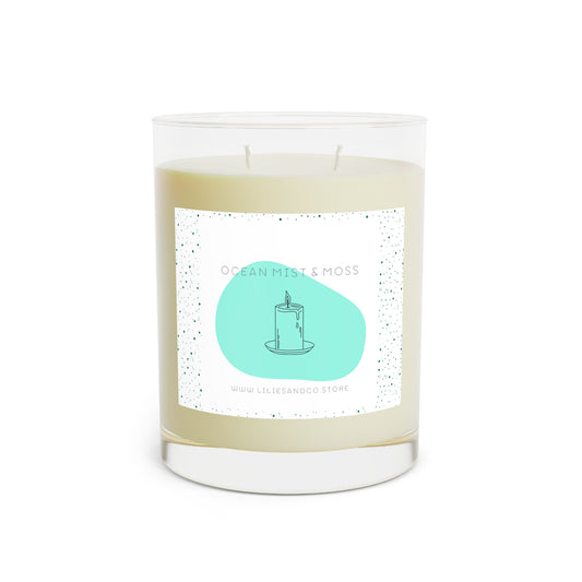 Refreshing Ocean Mist & Moss Scented Candle