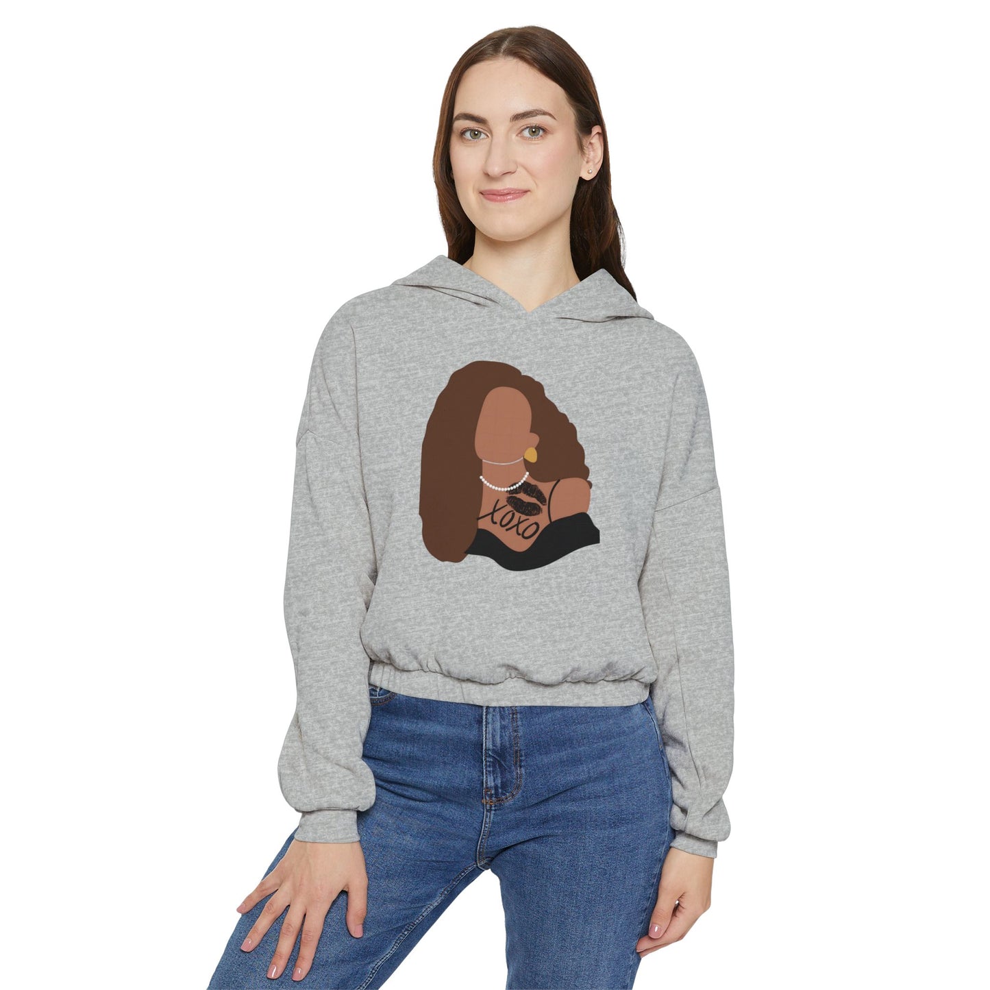 Bella+Canvas Women's Cinched Bottom Hoodie