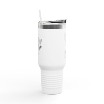 Insulated Travel Mug with Stylish Design 40oz, Eco-Friendly Drinkware
