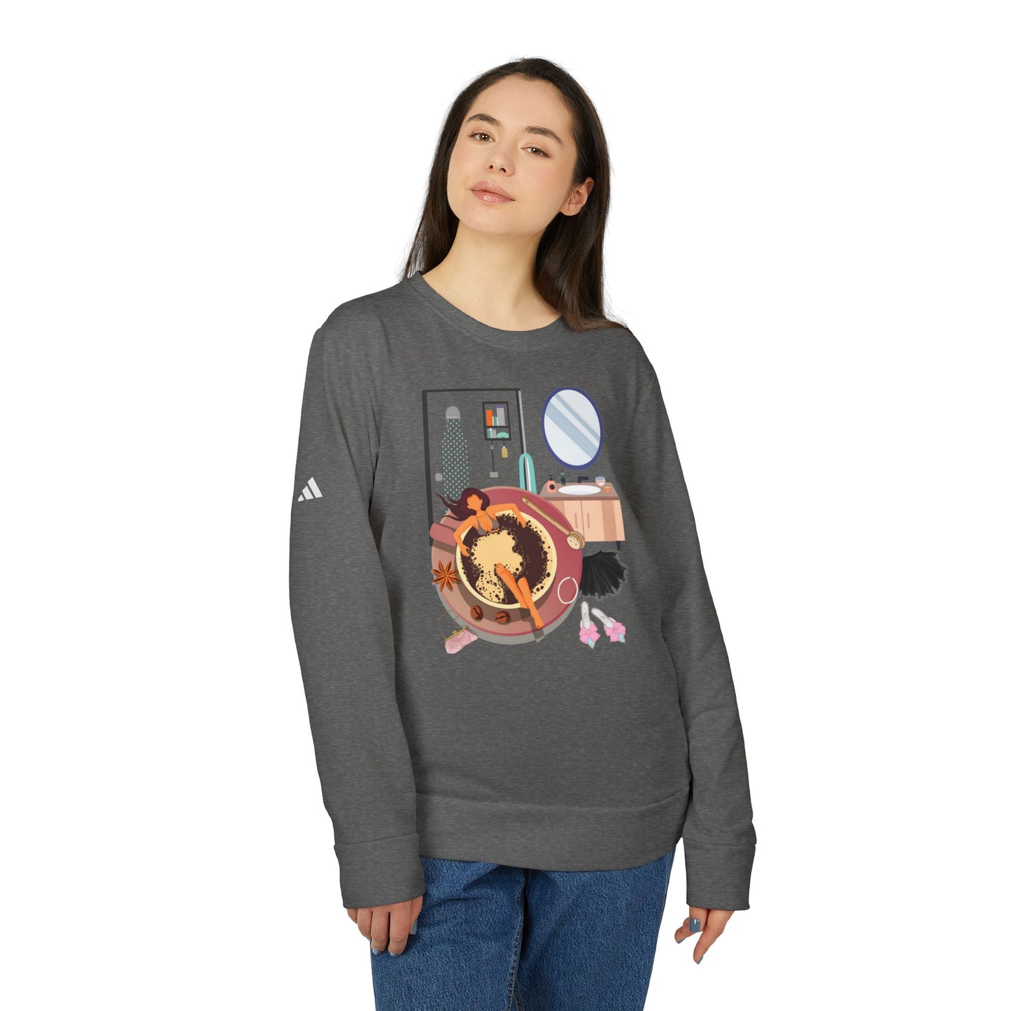 adidas Fleece Crewneck Sweatshirt