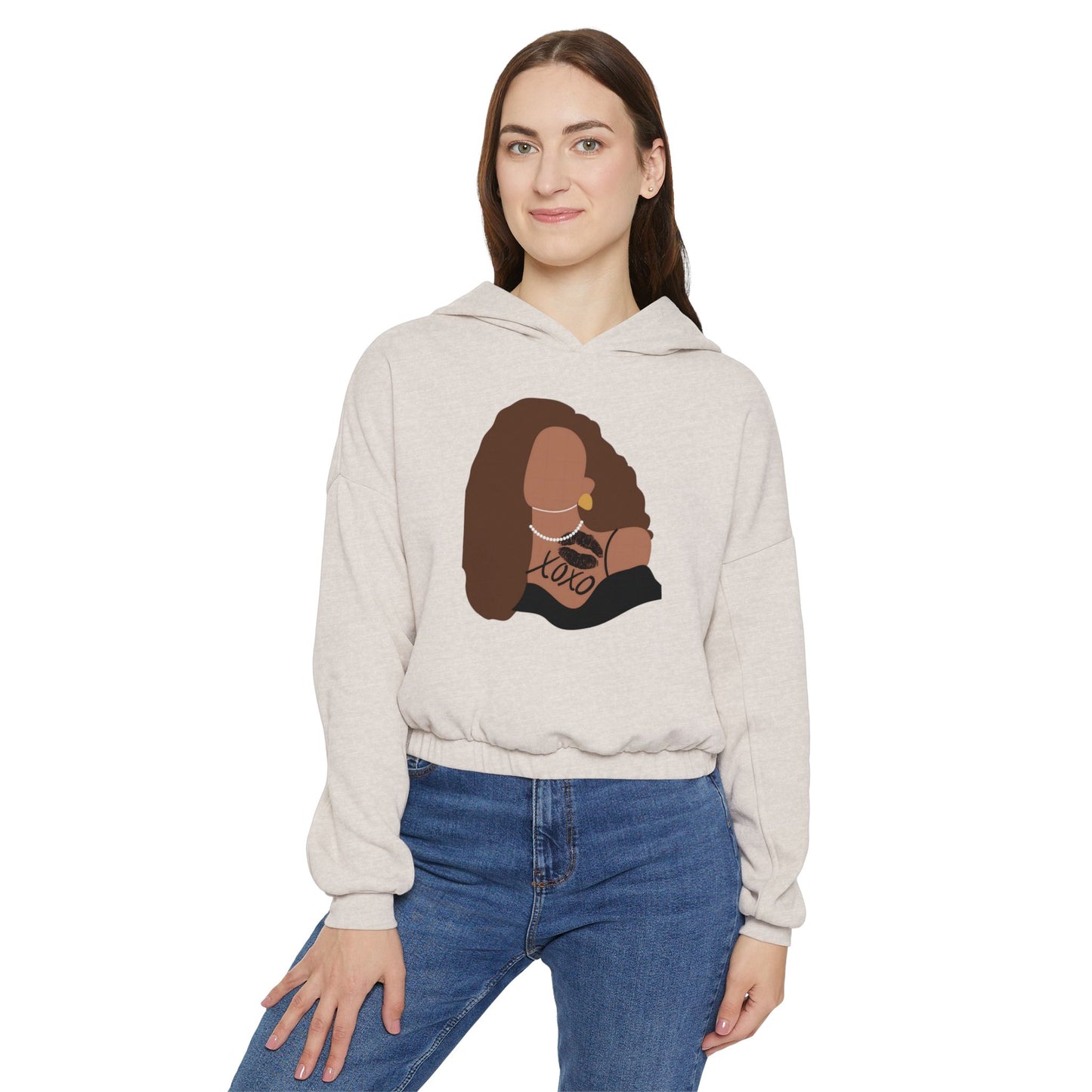 Bella+Canvas Women's Cinched Bottom Hoodie