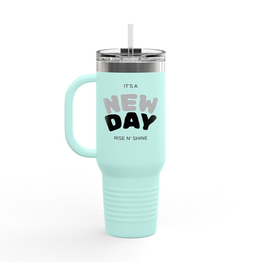 Insulated Travel Mug with Stylish Design 40oz, Eco-Friendly Drinkware