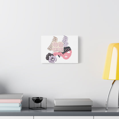 Girl Canvas Art Wall Decor