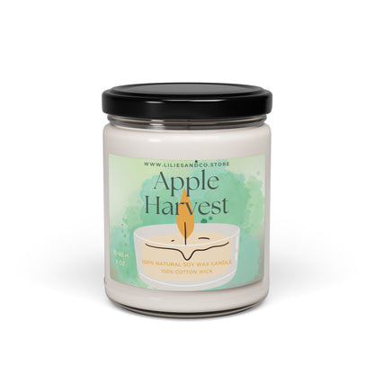 Apple Harvest Scented Soy Candle, 9oz