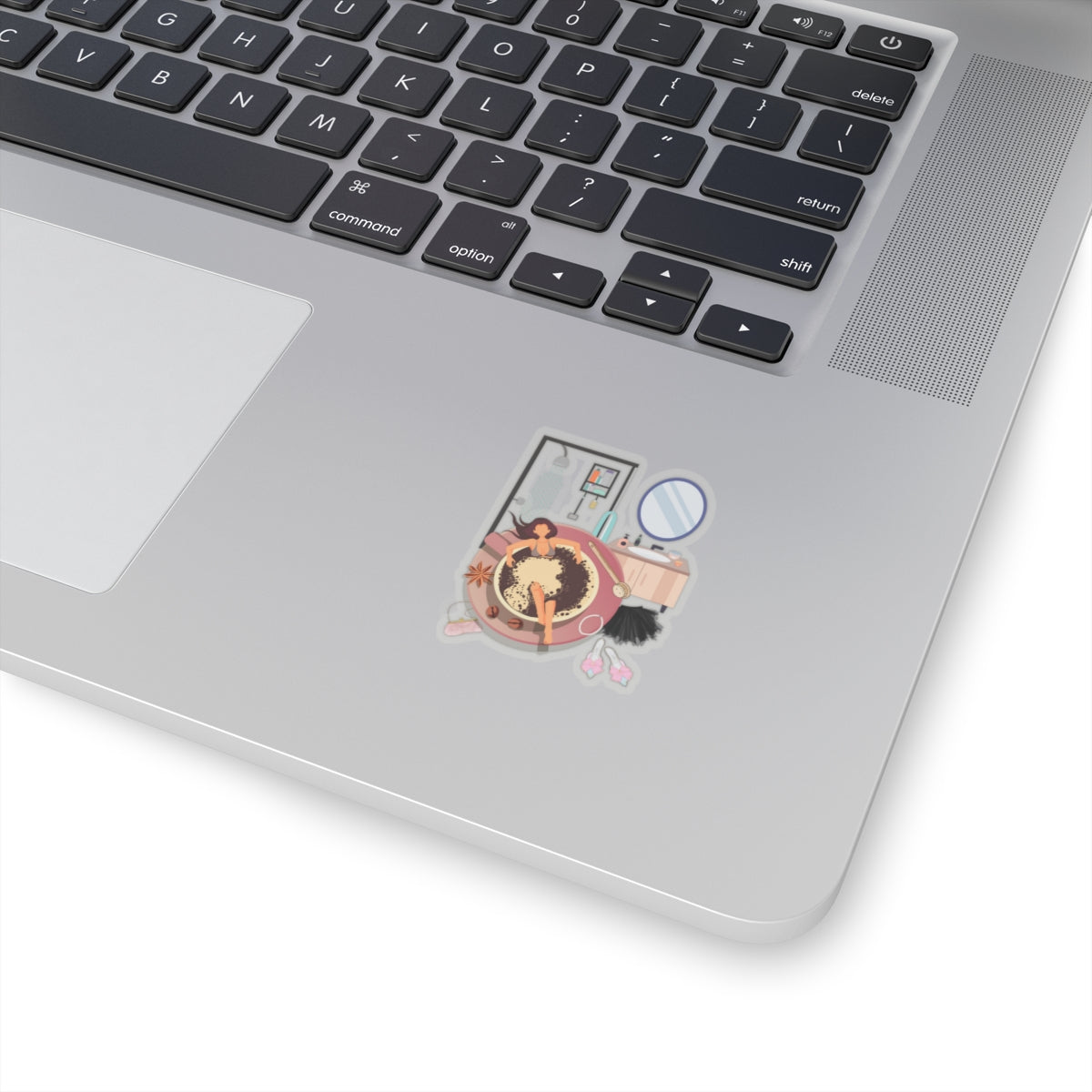 Coffee Bath Kiss-Cut Sticker