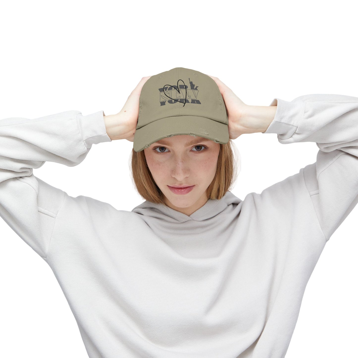 District Unisex Distressed Cap
