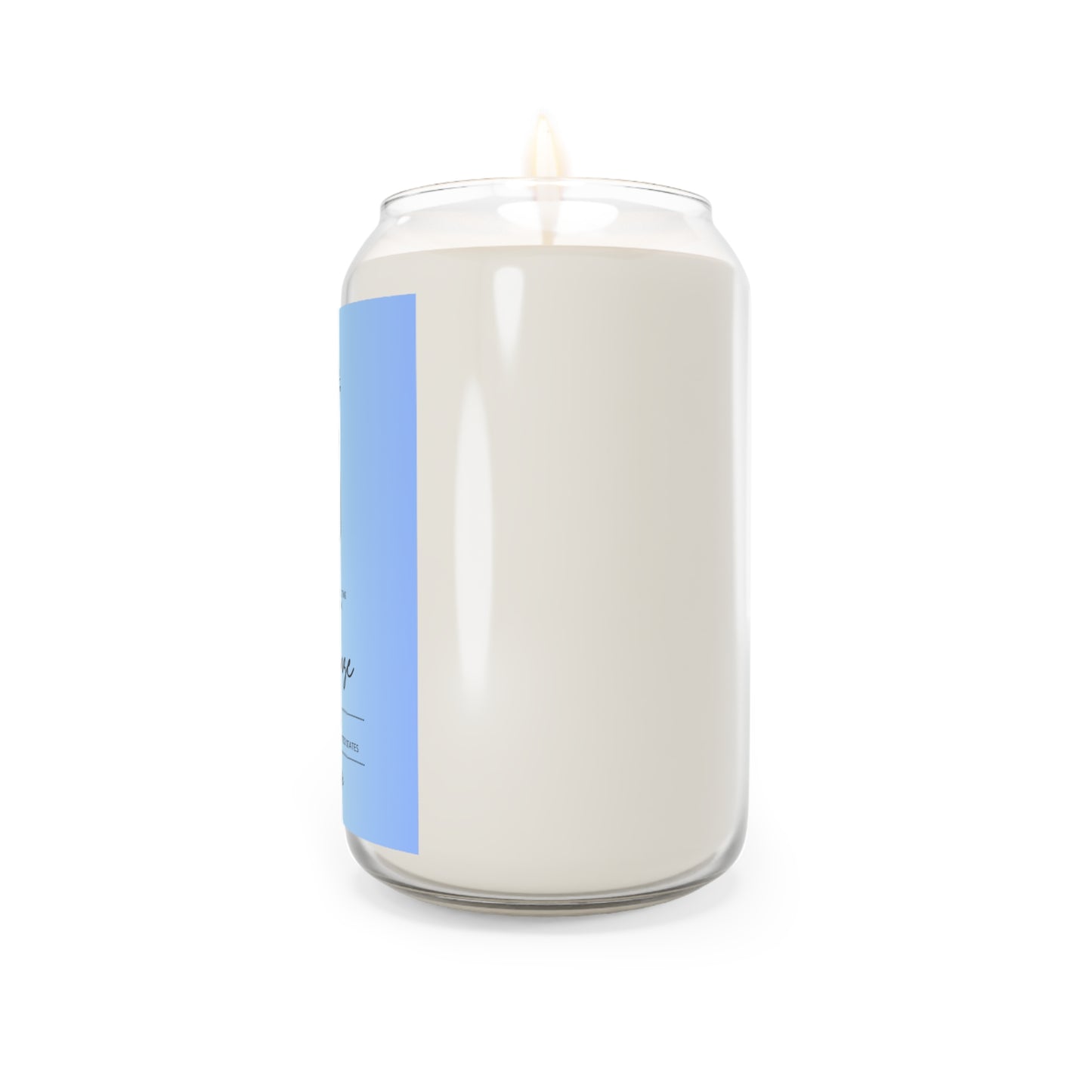Soy Scented Candle - Sea Breeze, 13.75oz - Natural & Relaxing Home Fragrance