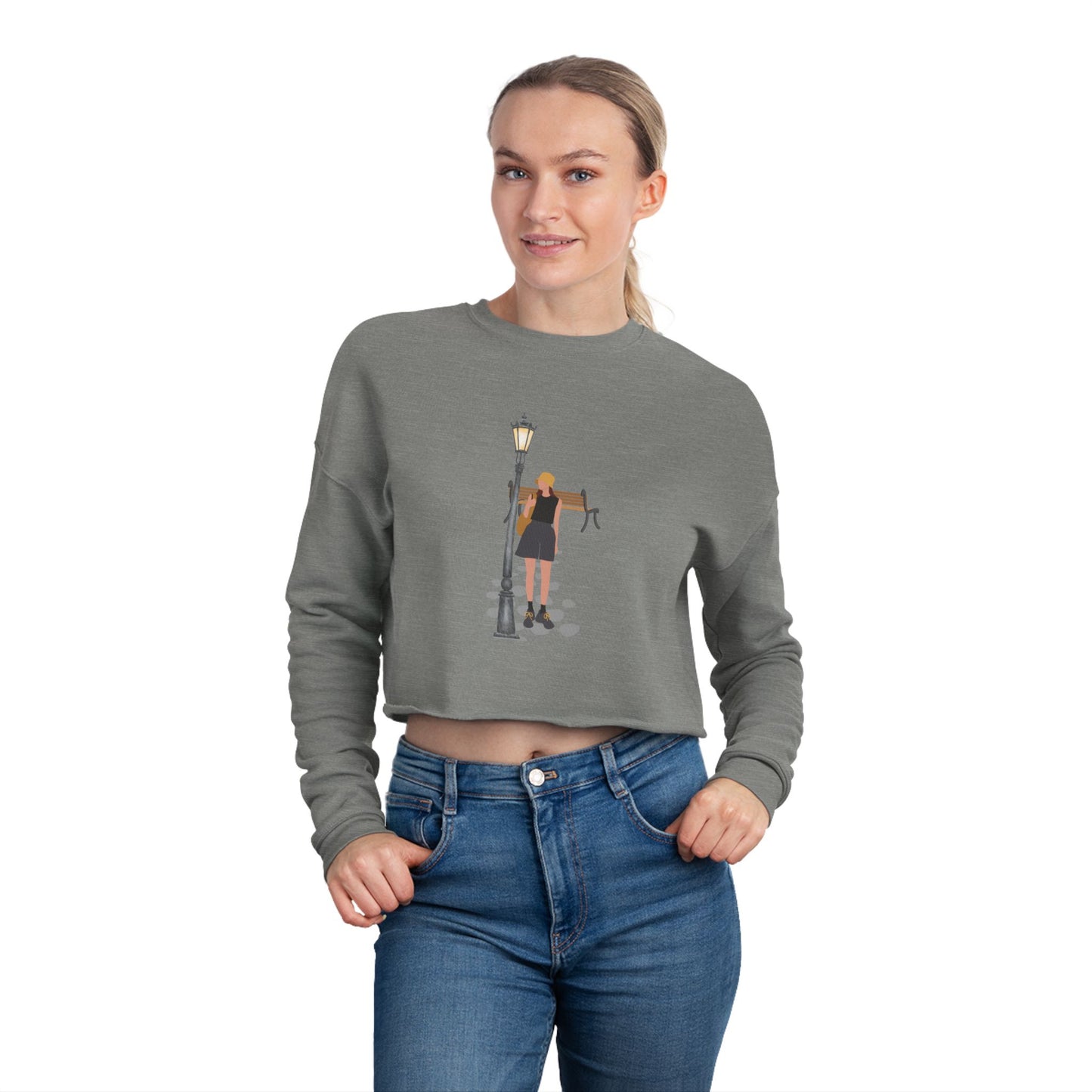 Bella+Canvas Women's Cropped Sweatshirt