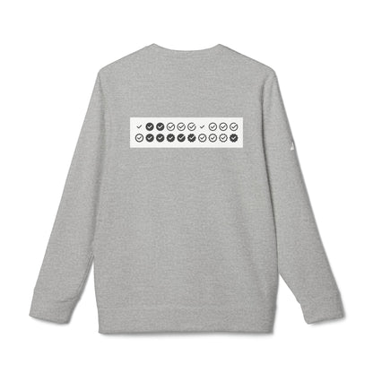 adidas Unisex Fleece Crewneck Sweatshirt
